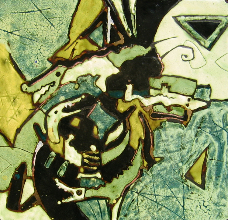 «Крокодили». 2006. Мідь, емаль